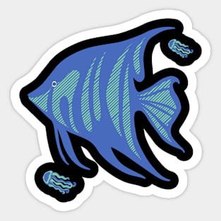 Fish and Friends Sticker